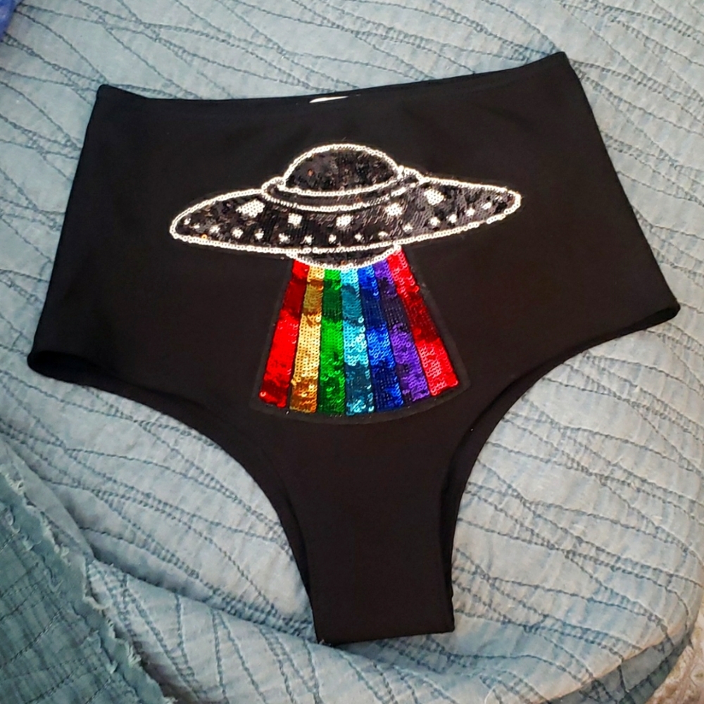 IHeartRaves UFO Shorts
